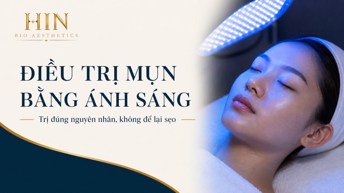 Điều trị mụn bằng ánh sáng sinh học