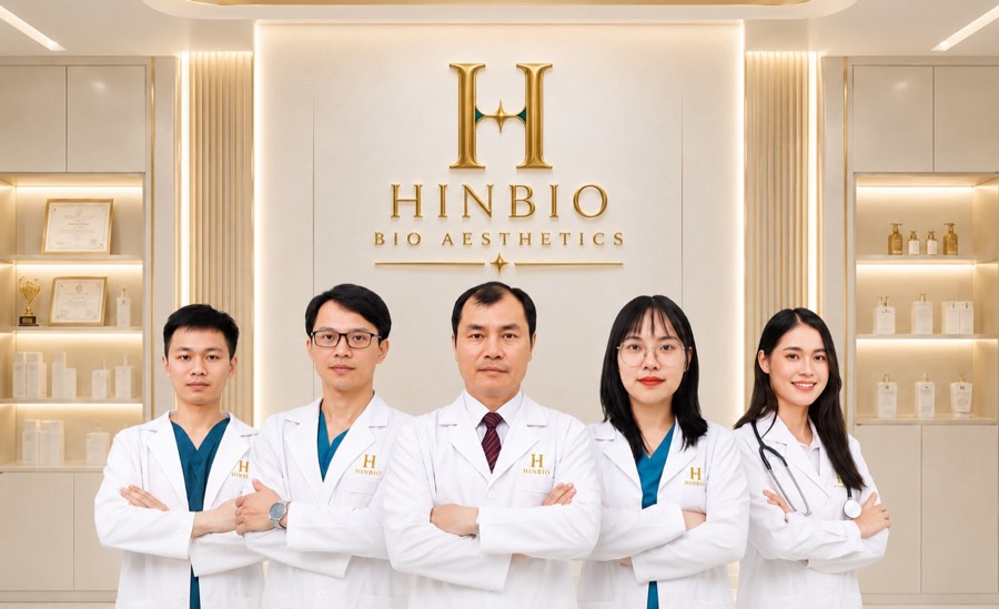 Đội ngũ y bác sĩ HIN BIO AESTHETICS — phòng khám thẩm mỹ công nghệ sinh học tại Hà Nội