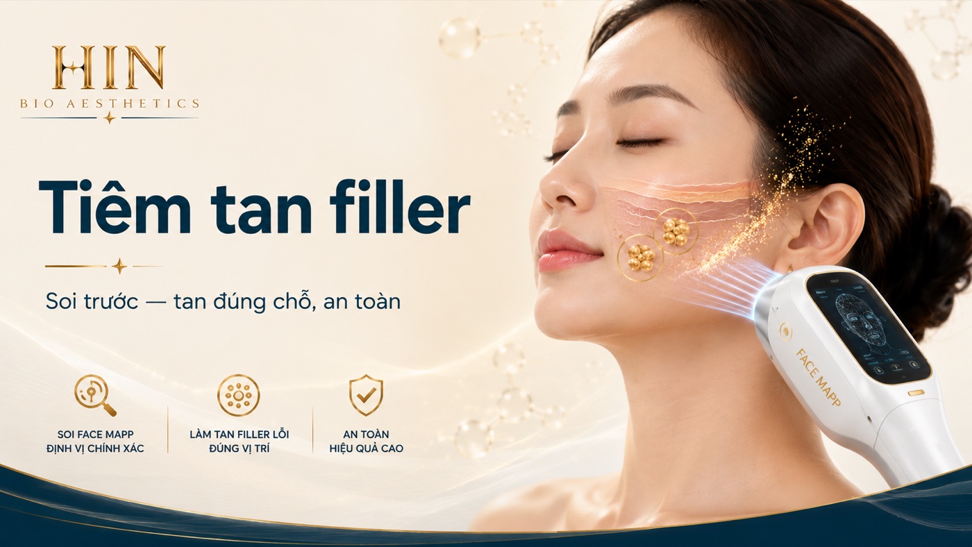 Tiêm tan filler — soi trước, tan đúng chỗ